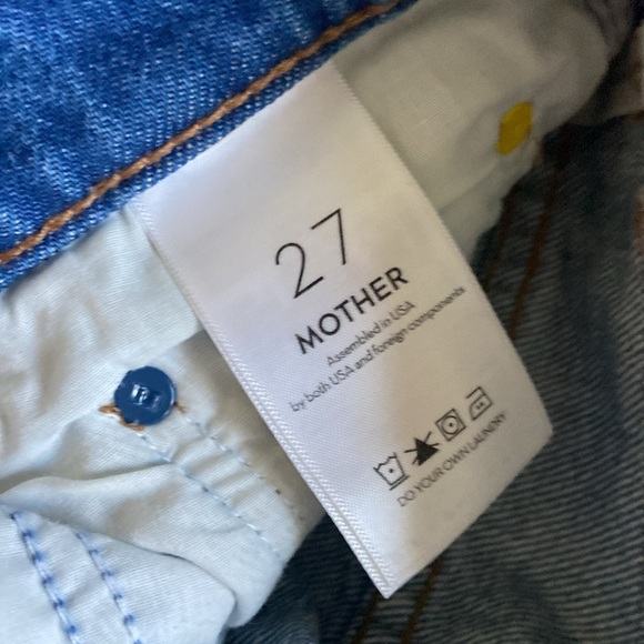 MOTHER Snacks! High Waisted Twizzy Skimp In Delicious Memories Sz 27 NEW - Picture 3 of 7